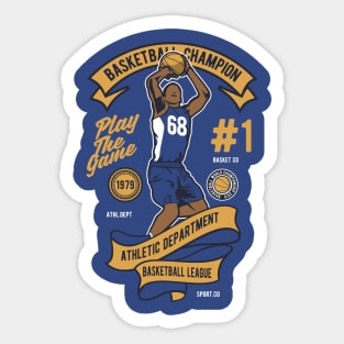 BASKETBALL CHAMPION - Athletic Department Sticker